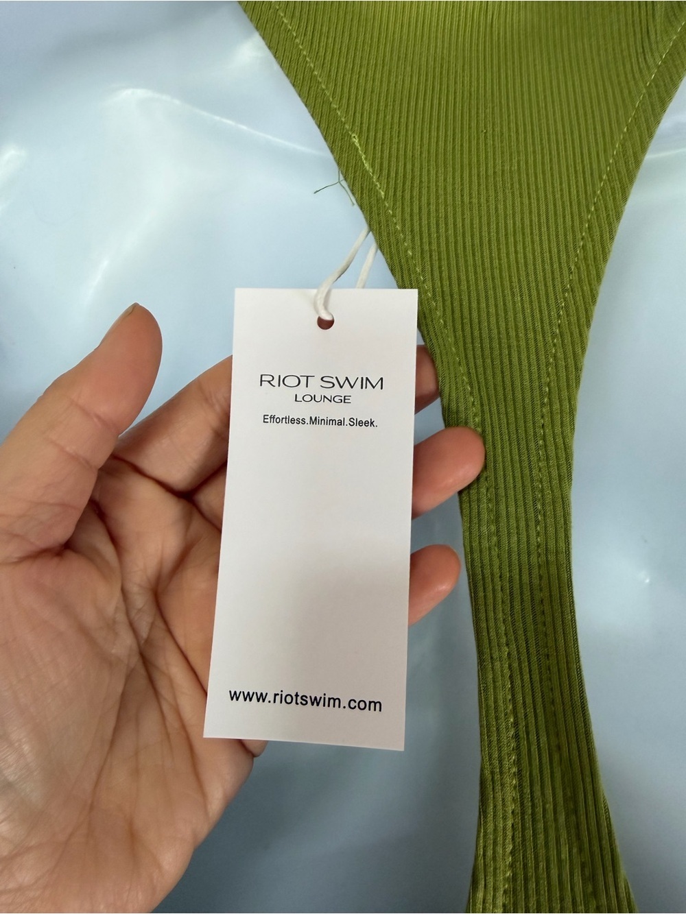 Riot Swim Maeve Maxi Dress Olive Green Sleeveless Turtleneck Maxi Dress NWT - Picture 4 of 5